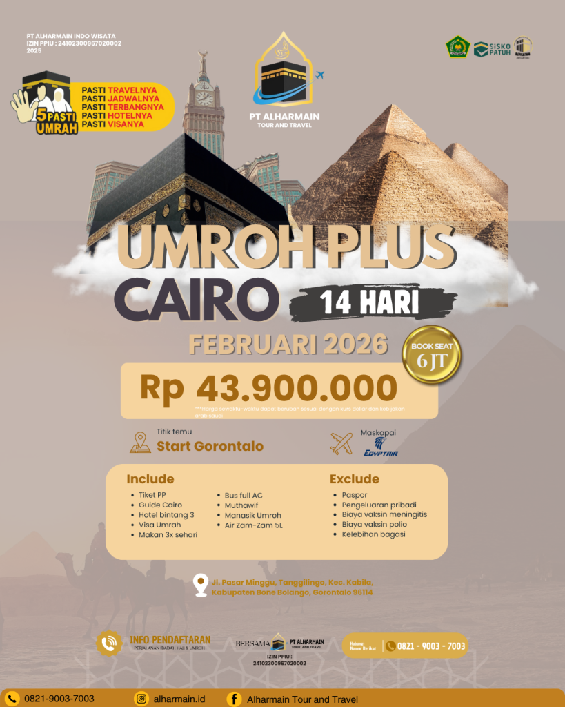 Brosur umroh plus wisata